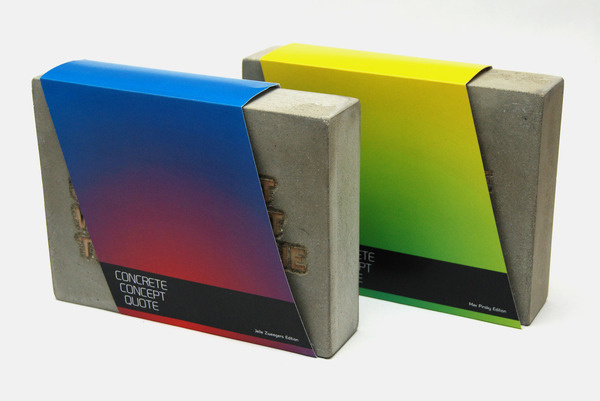 Concrete #packaging #concrete #quote