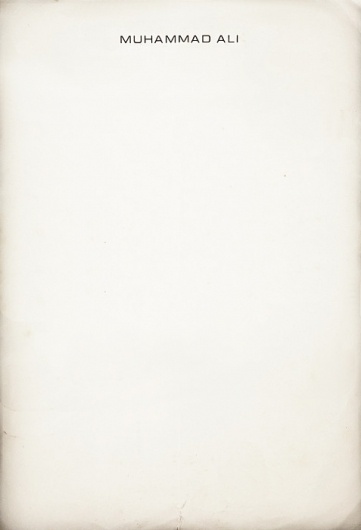 Muhammad Ali, c.1970 #letterhead #muhammad #ali