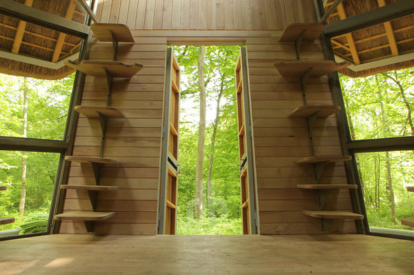 CJWHO ™ (forest pod retreats la noisette + le nichoir by...) #design #landscape #wood #photography #architecture #nature #trees
