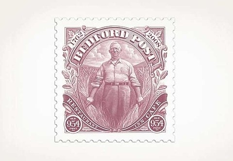 FFFFOUND! #pink #stamp #print #design
