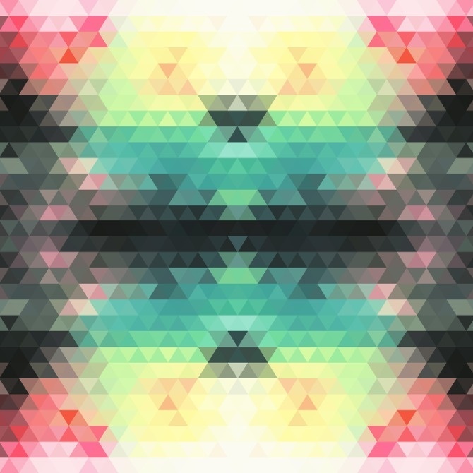Pattern Collage - sallie harrison #pattern #wallpaper #color #shapes #geometric #triangles #pantone #collage