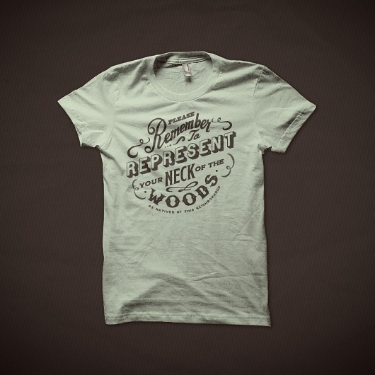 NeckOfTheWoods1.jpg (700×700) #pride #print #shirt #vintage #type #local #typography