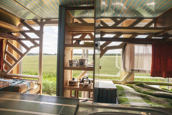 Buitenbed - Studio Makkink & Bey #bed #caravan #tinyhouse #architecture #holiday