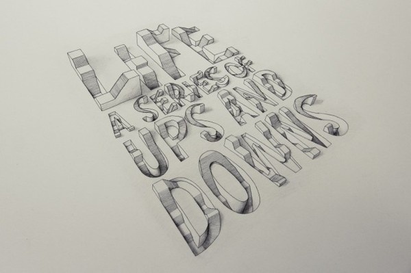3D Typography by Lex Wilson – Fubiz™ #illustration #typography