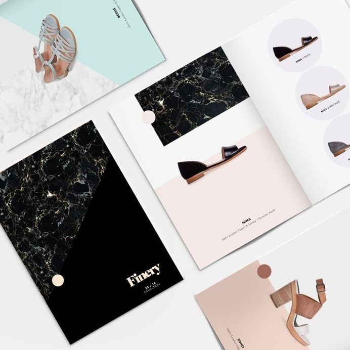 Finery Lookbook by www.vanessavanselow.com #lookbook #layout #design #fashion #typography #minimal