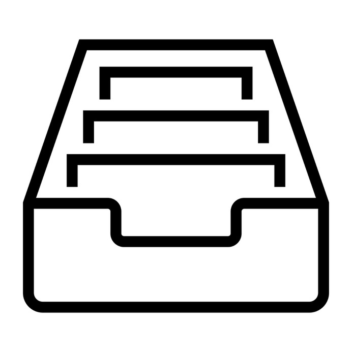 See more icon inspiration related to inbox, document, file, archive, filing cabinet, storage, office material and interface on Flaticon.