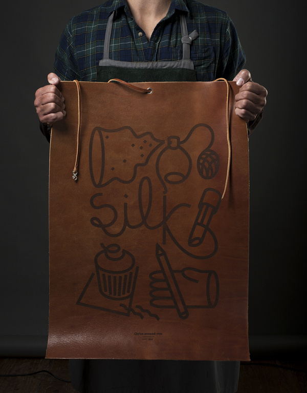 Qu'on #poster #leather #branding