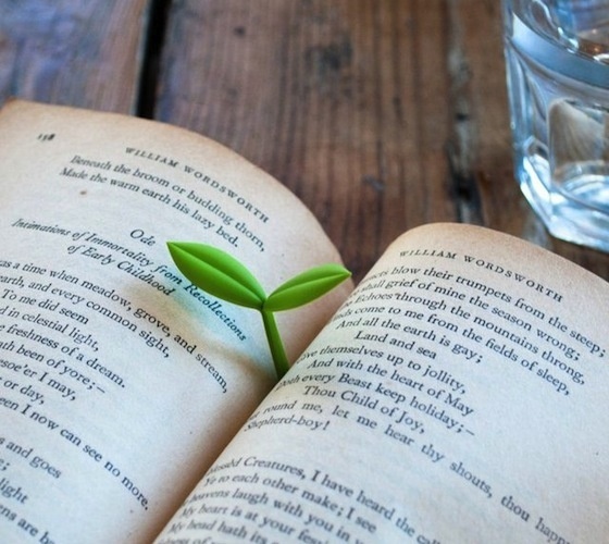 CJWHO ™ (Sprout Bookmark) #design #books #bookmark #art #sprout