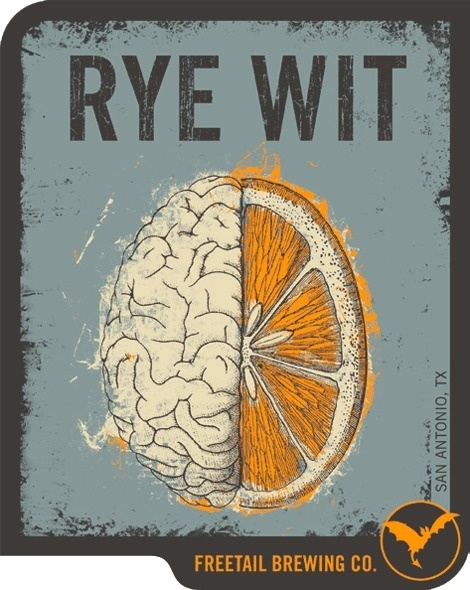 Freetail Rye Wit #packaging #beer #label #bottle