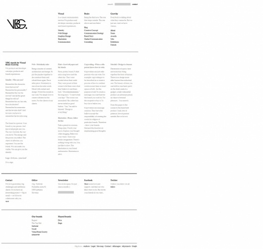 The Hash Tagging | vbg.si - creative design studio #web #minimal