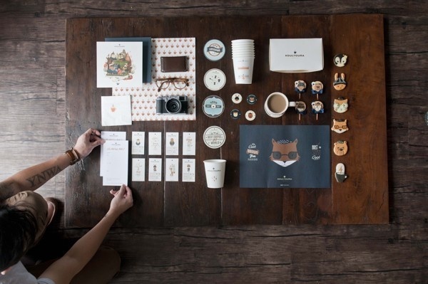 Koultoura Coffee #branding #illustration #brand #coffee #typography
