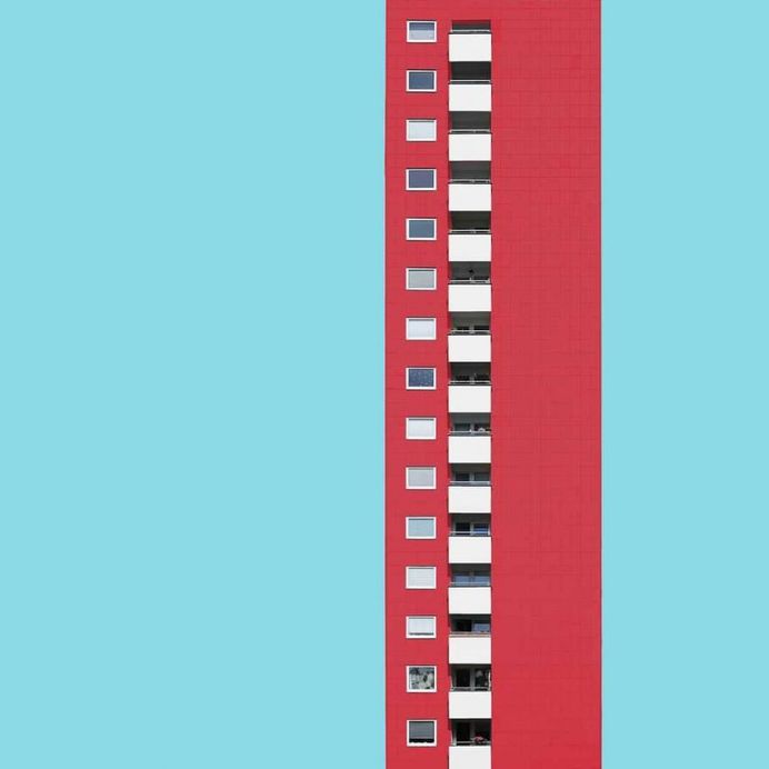 Colorful and Minimalist Architecture Photography by Paul Eis