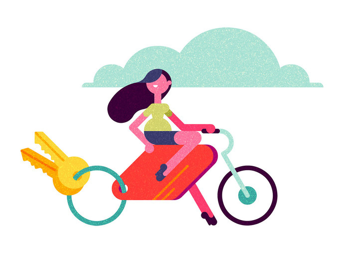 Six spots and four category icons for Convene magazine, on a variety of innovations and trends in the meetings industry. I didn't know the #illustration #character