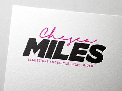 Identity // Streetbike freestyle stunt rider // #pink #print #flyer #bold #freestyle #stunt #photography #identity #bike #stock #logo #rider