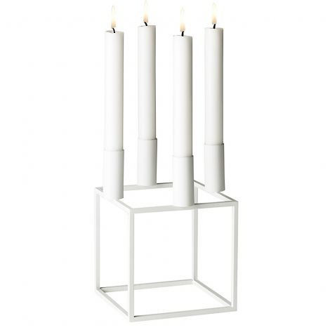 by Lassen Kerzenhalter Kubus 4 White 