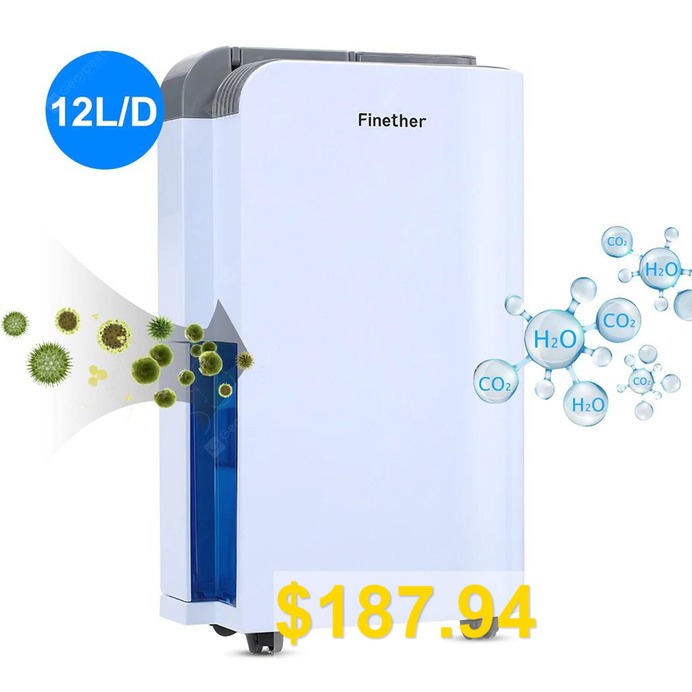 Finether #OL12 #- #011E #EU #12L #/ #D #Air #Dehumidifier