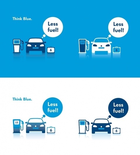 Volkswagen - Studio Intraligi #simple #pictogram #icon