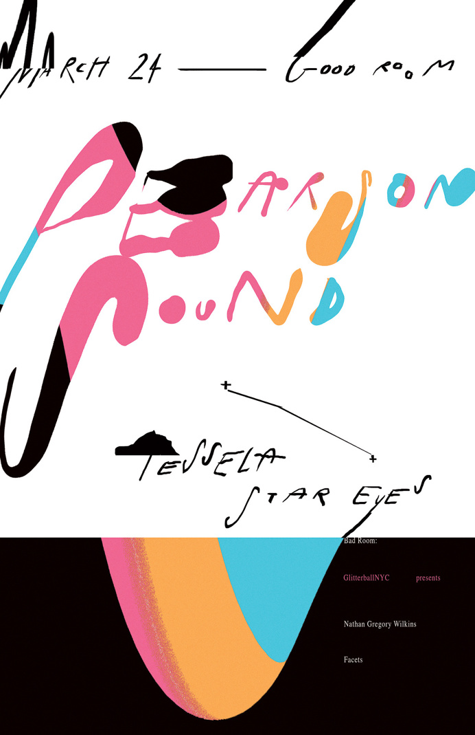 Pearson Sound Good Room, Braulio Amado #poster #typography