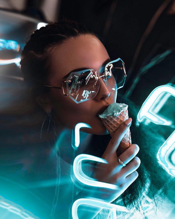 Futuristic Moody Portrait Photography by Alexander Kurnosov