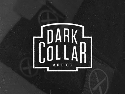 Dribbble - Dark Collar Art Co. by Brandon Rike #logo
