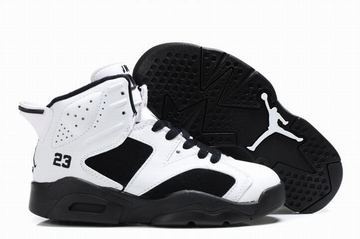 Air Jordan 6 Retro White/Black Kids's #shoes