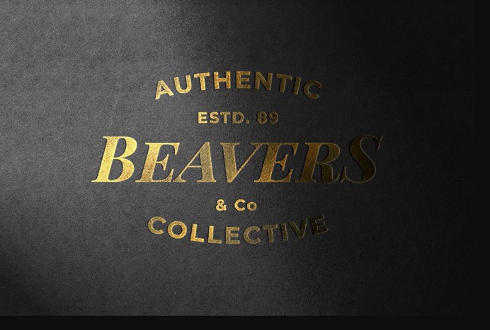 Gold Logo PSD Mockup