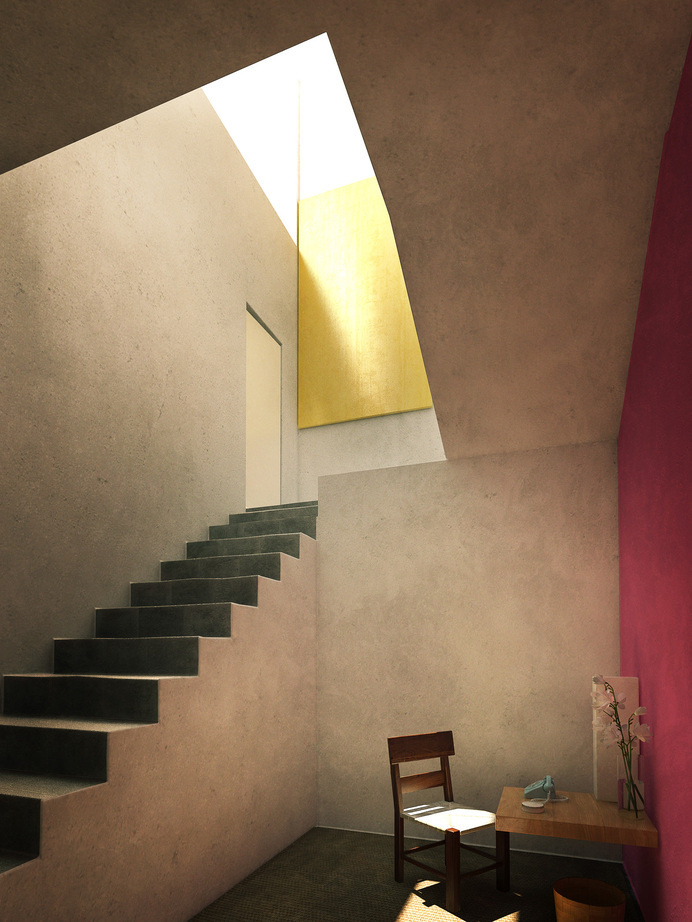 Casa Barragan by xoio - 3D Architectural Visualization & Rendering Blog #identity