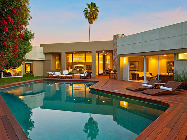 1705 Angelo Drive in Beverly Hills by William Stephenson (3) #pool #architecture #house