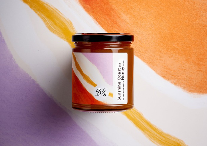 Bee One Third Packaging - Mindsparkle Mag Gangplank designed the packaging for Bee One Third – a beekeeping initiative founded on the premise that one third of our global food supply depends on bee pollination. #logo #packaging #identity #branding #design #color #photography #graphic #design #gallery #blog #project #mindsparkle #mag #beautiful #portfolio #designer
