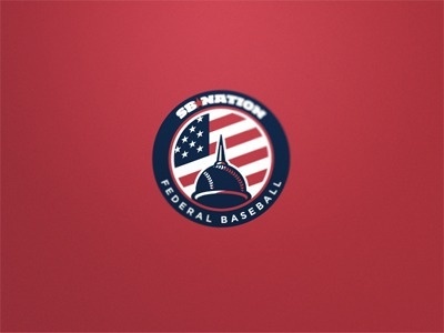 Dribbble - Federal Baseball by Fraser Davidson #baseball #logo
