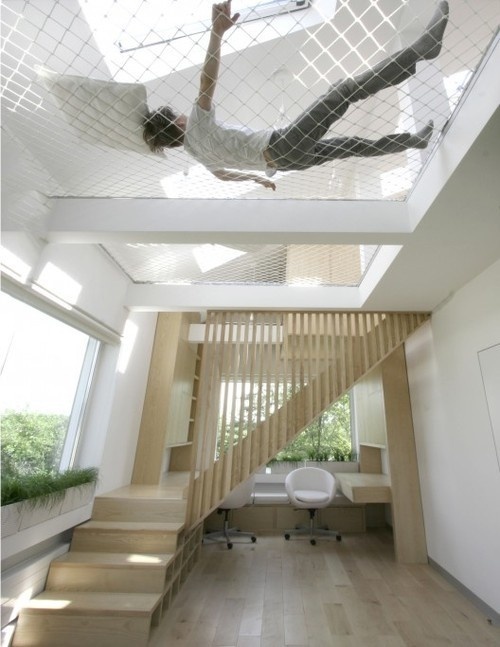 CJWHO ™ (Interior for Students, Moscow, Russia | Ruetemple) #design #wood #architecture #stairs #lol