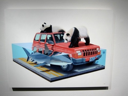 Josh Keyes « PICDIT #artist #colour #animal #painting