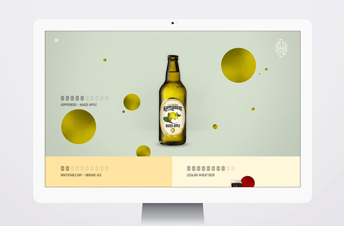 beer, website, design, ux, ui, circles