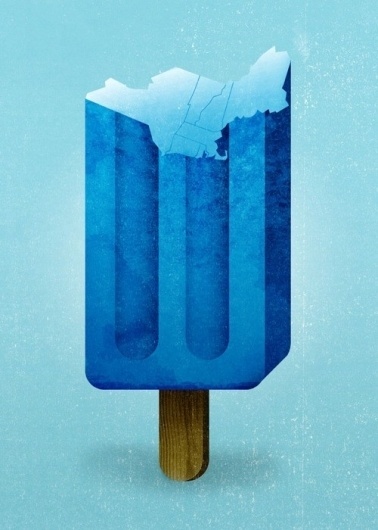 lovely and serene things / Popsicle #ice #illustration #design #popsicle
