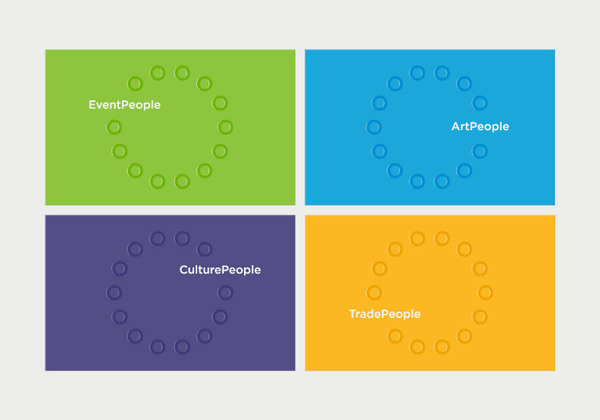 Peoplegroup identity by Mega Design #logo #identity #branding #typography