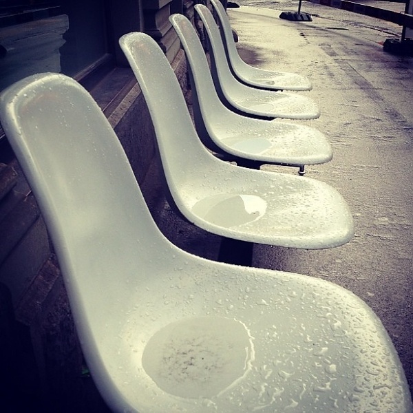 Bar My Place, closed on Sundays | Flickr - Photo Sharing! #chair #shape #white #chairs