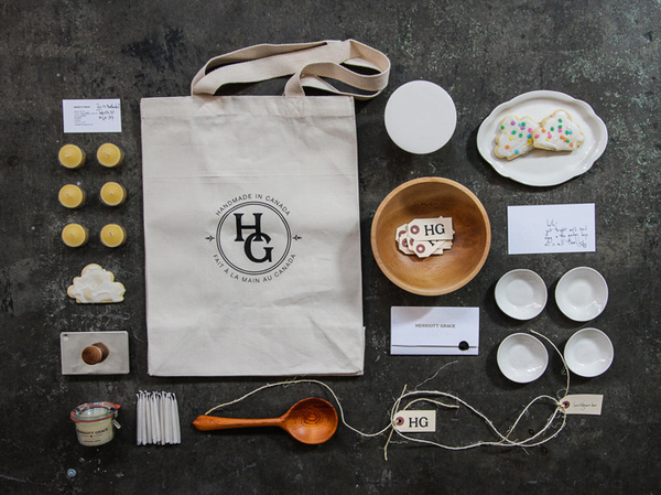 Herriott Grace: Re brand & Package Design / The Official Manufacturing Company #herriott #grace #identity