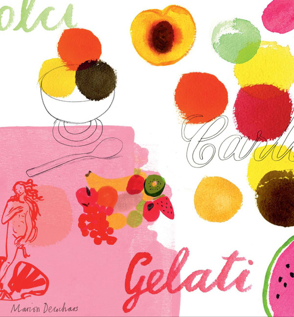 Carluccio's Summer Menu 2011 | Irving #illustration #menu