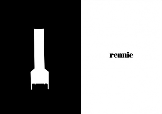 Cut it out on the Behance Network #white #forniture #design #graphic #black #minimal #and