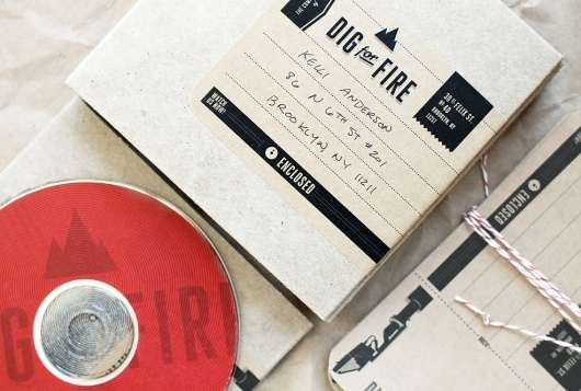 Kelli Anderson: Dig for Fire #print #design #identity