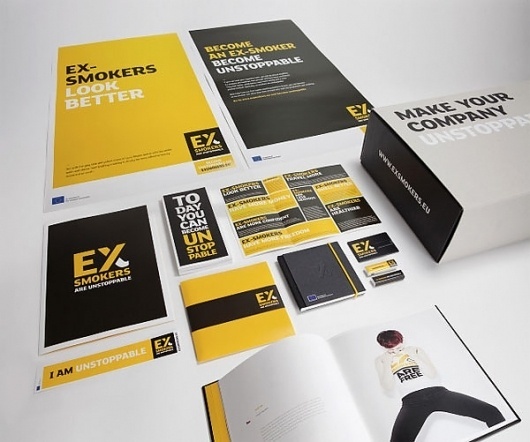 FPO: European Ex-Smokers Books #stamp #design #book #minimal #layout #foil