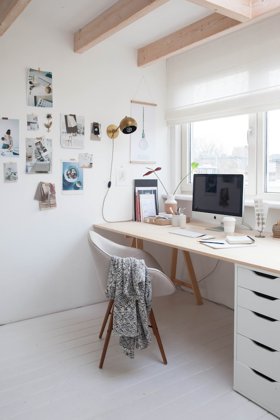 Ordinary attic to a fab work studio in Holland