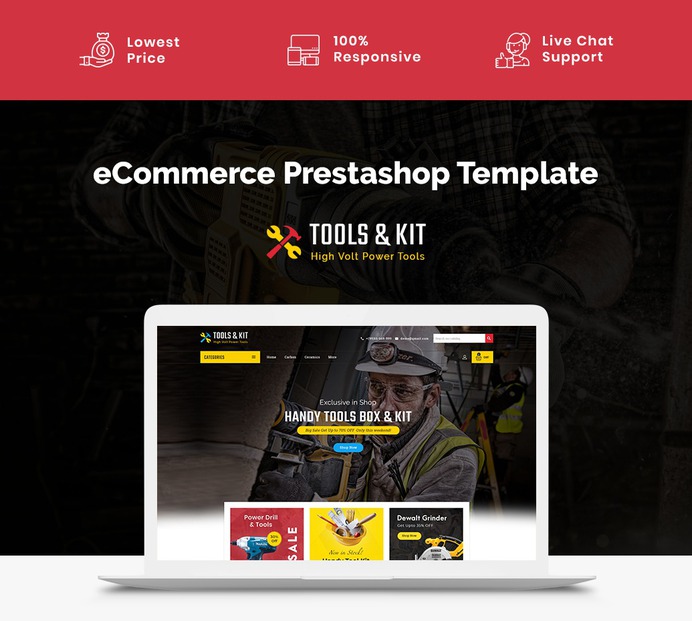 #Power #Tools & #Equipment #Kit - #Prestashop #Responsive #Theme #eCommerce #Website #Design #Template