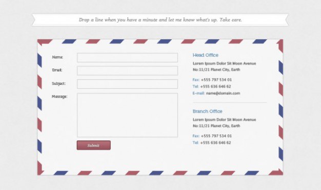 Contact form 2 psd Free Psd. See more inspiration related to Template, Contact, Postcard, Form, Psd, Contact form, Horizontal and Postcards on Freepik.