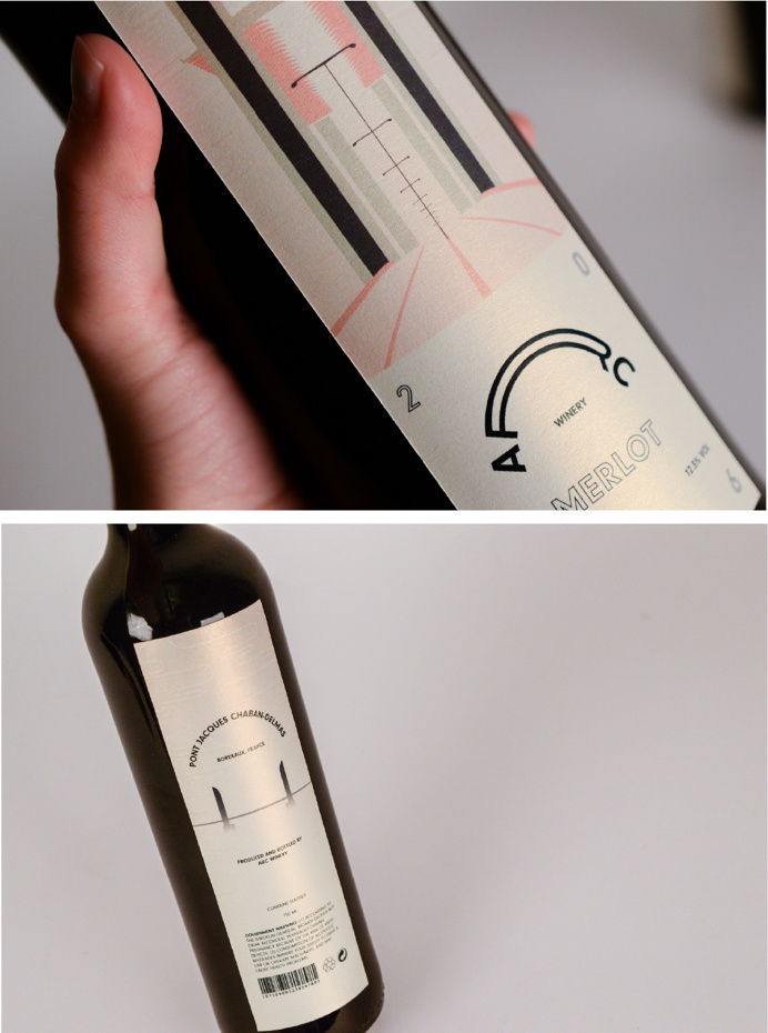 Arc Winery concept design - Kate Doyle, Minneapolis #packaging #bottles #wine
