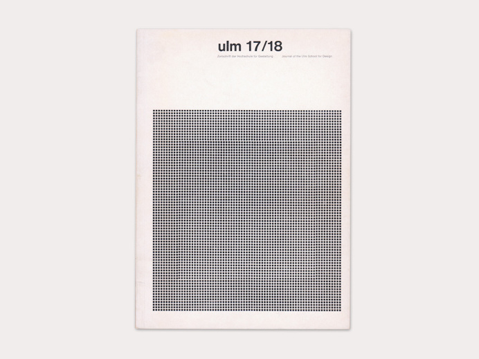 ulm 17/18 Journal of the Ulm School for Design, June 1966 via www.thisisdisplay.org