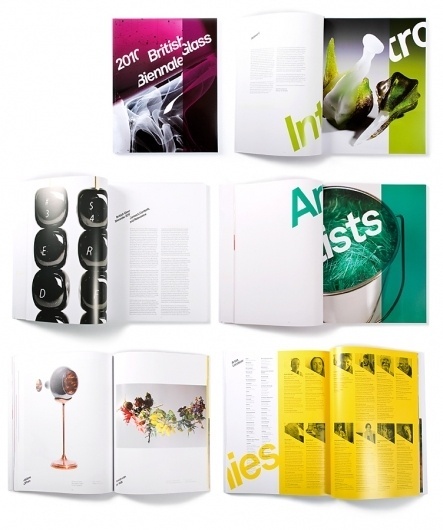 Mytton Williams Brand & Design - British Glass Biennale #booklet #publication