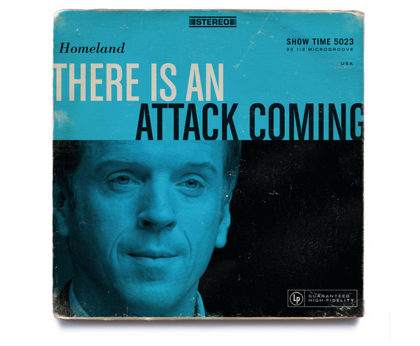 HOMELAND #homeland album cover // type treatment