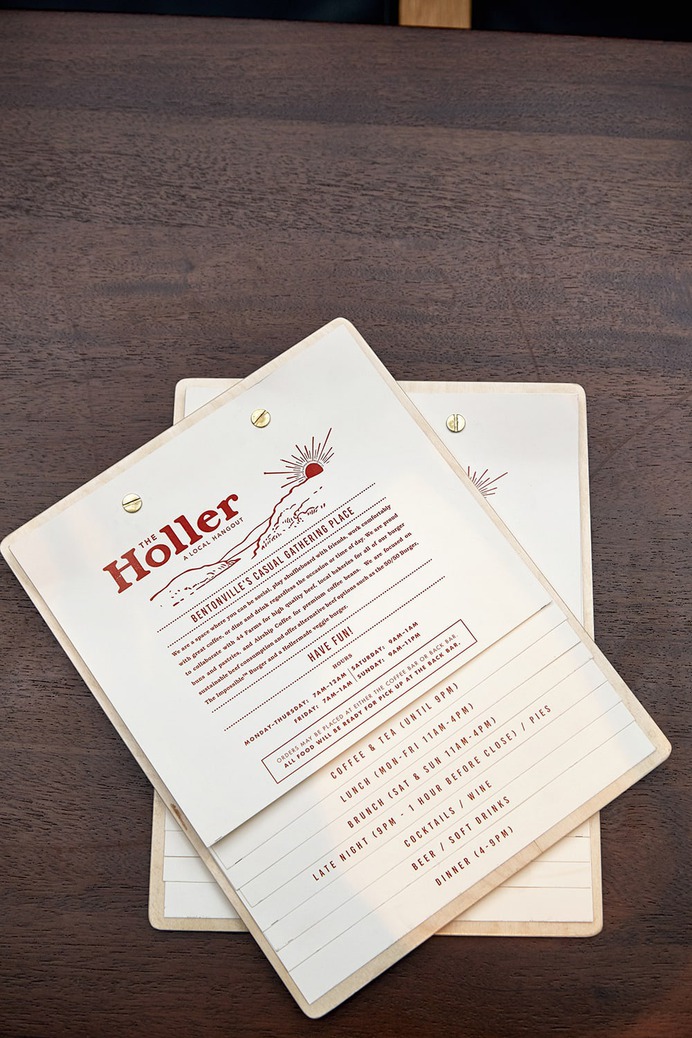 The Holler - Mindsparkle Mag Brand Bureau was tasked with developing the graphics, collateral, brand concept, and food & beverage strategy for this local hangout, The Holler. #logo #packaging #identity #branding #design #color #photography #graphic #design #gallery #blog #project #mindsparkle #mag #beautiful #portfolio #designer