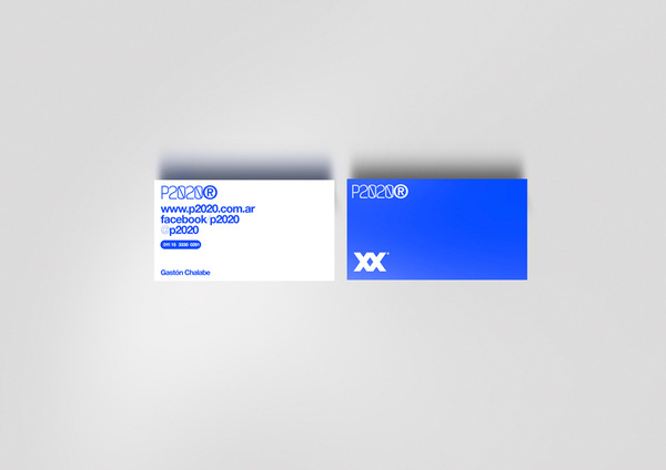 P2020® #design #color #minimalism #buenos #blue #helvetica #aires